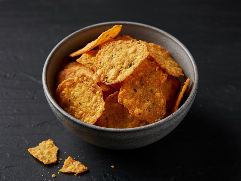 Keto Cheddar-Parmesan Chips
